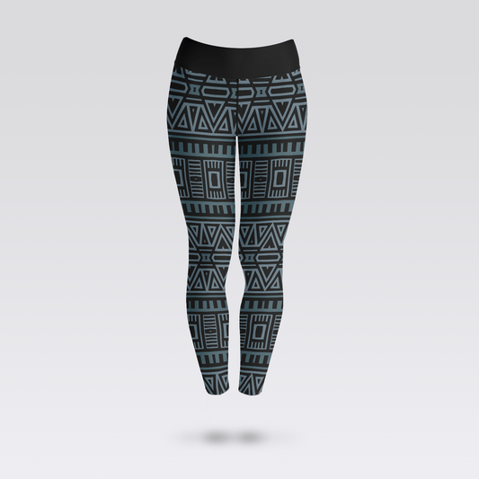 Grey Ankara Leggings