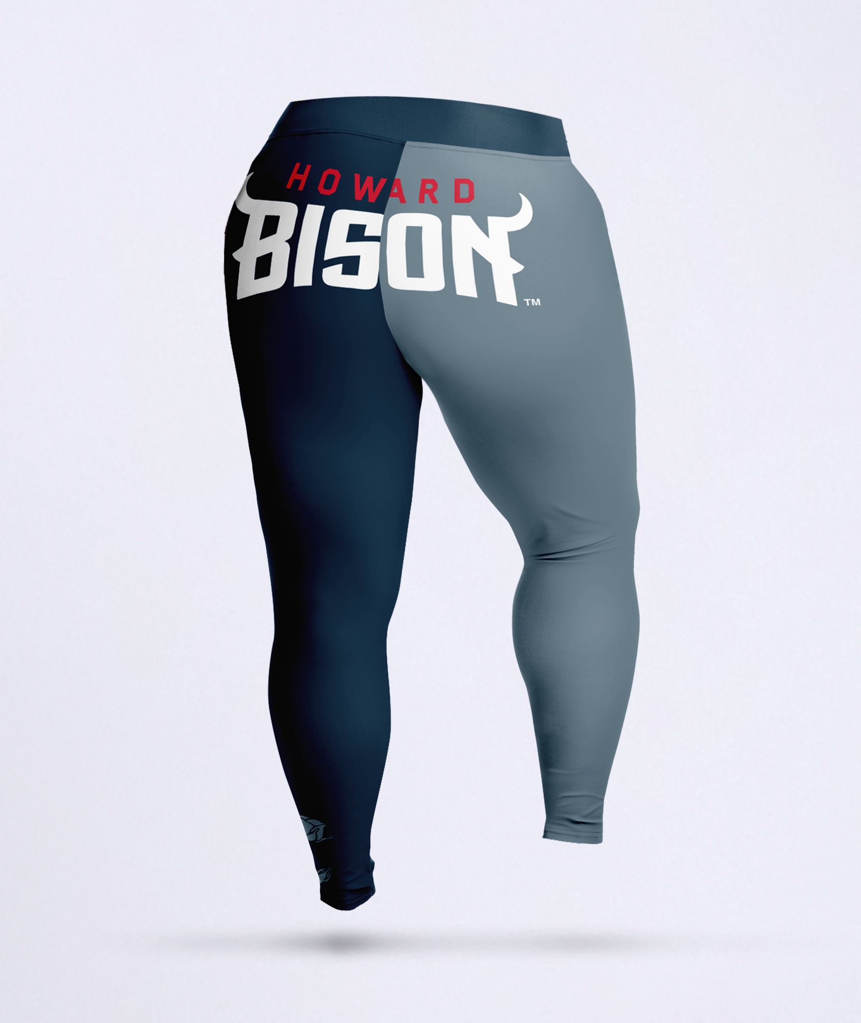 Howard Bison™ Two-Toned Plus Size Leggings