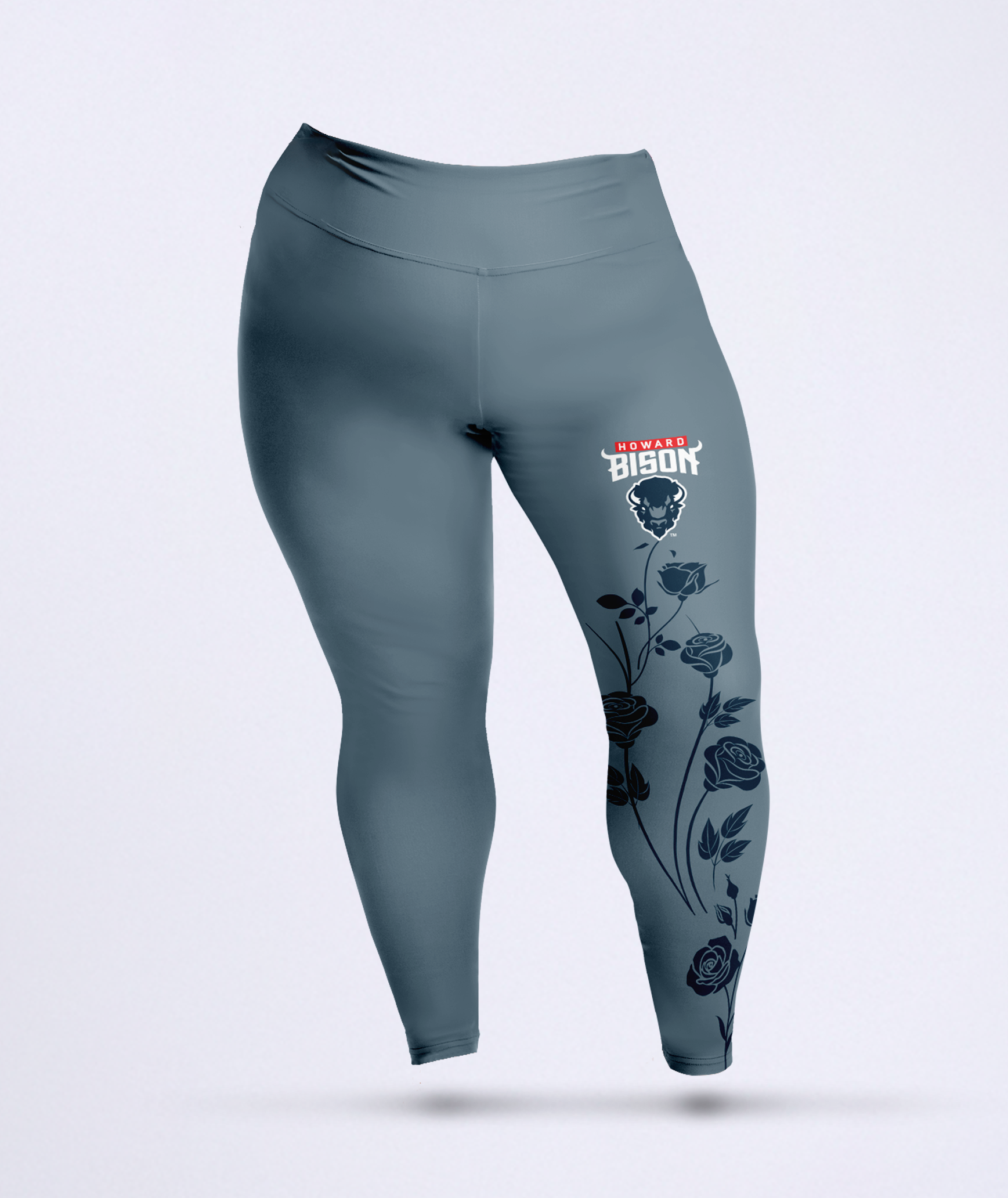 Howard Bison™ Floral Plus Size Leggings