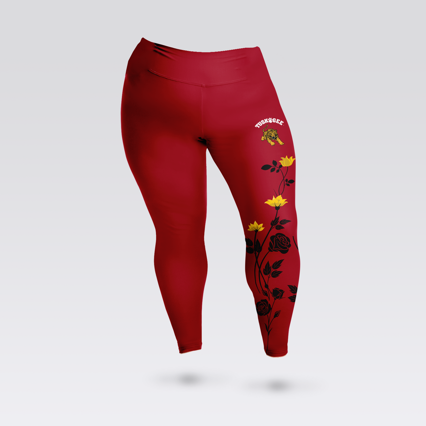 Tuskegee Floral Plus Size Leggings