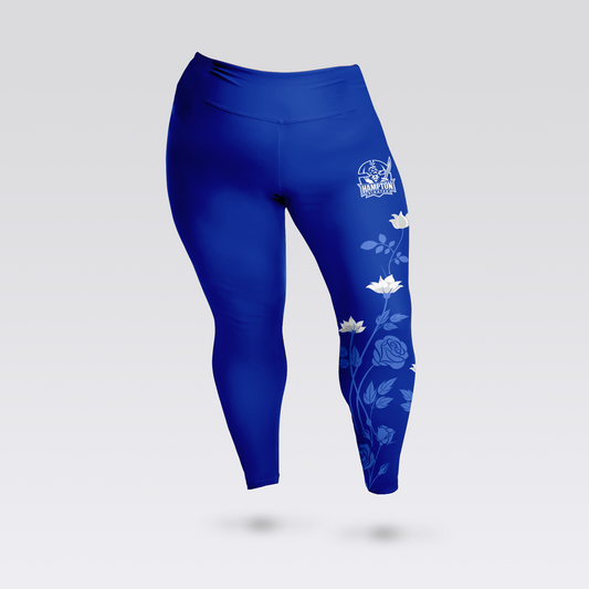 Hampton Pirates Floral Plus Size Leggings