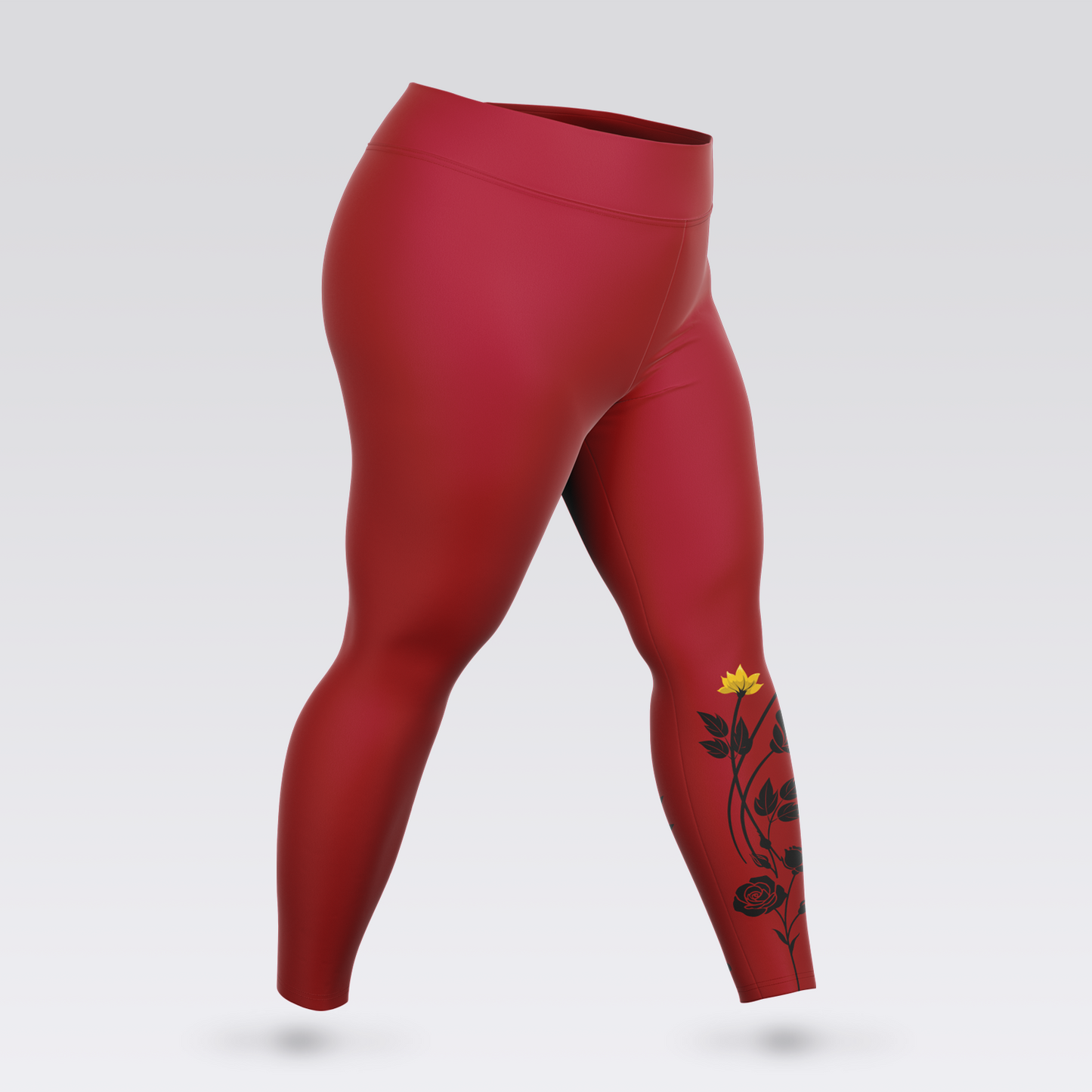 Tuskegee Floral Plus Size Leggings